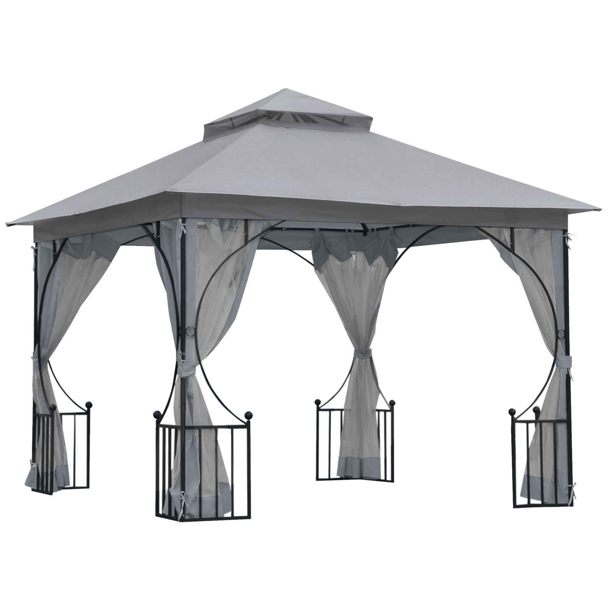 Gazebo Party Tent Canopy Sun Shade for Patio Garden 3x3Metre